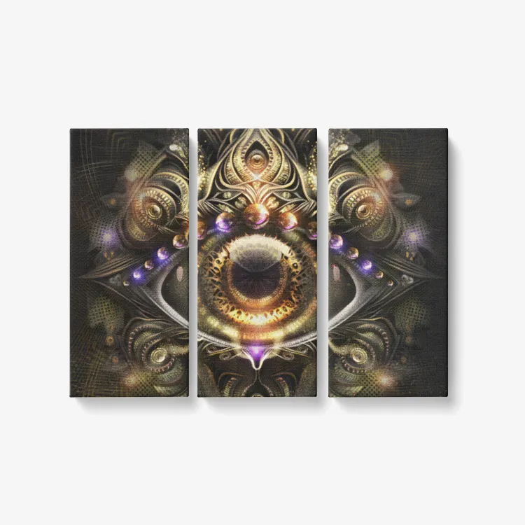 3 Piece Canvas Print - Witness - Framed Ready to Hang 3x8"x18"