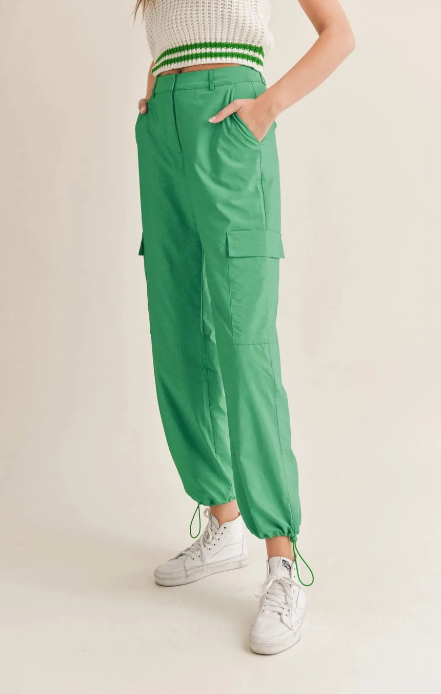 Airy Cargo Nylon Pants