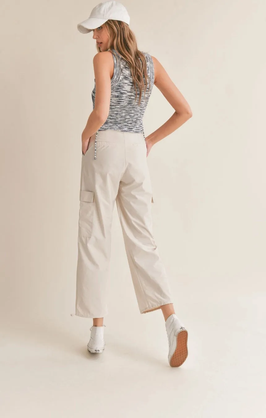 Airy Cargo Nylon Pants