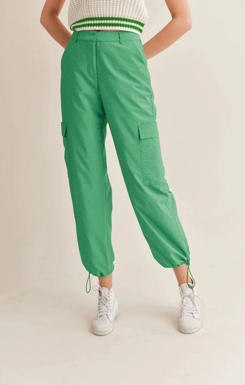 Airy Cargo Nylon Pants