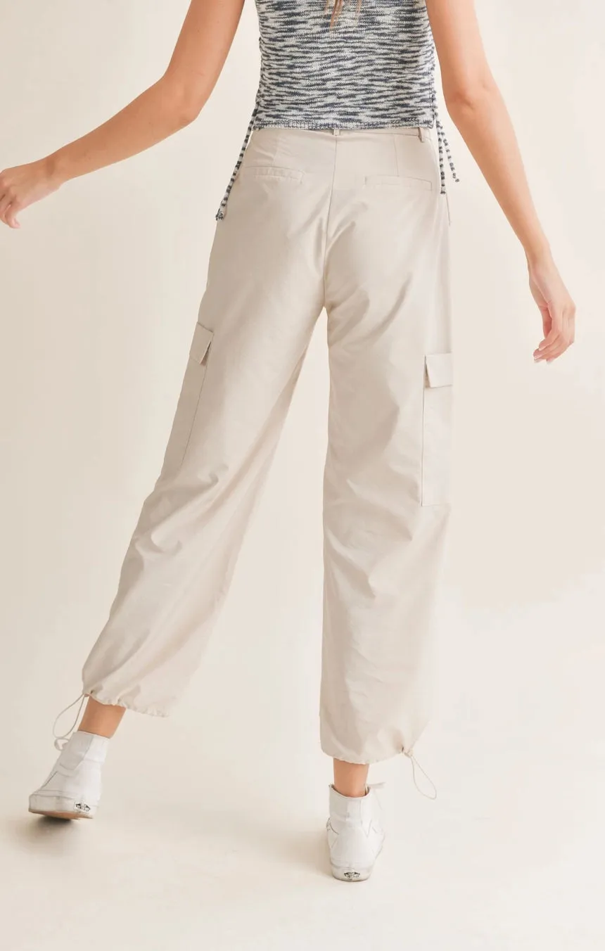 Airy Cargo Nylon Pants