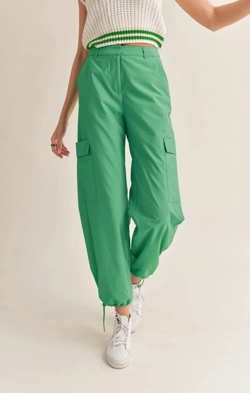 Airy Cargo Nylon Pants