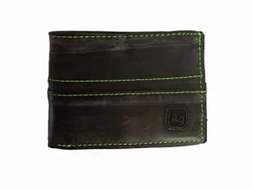 Alchemy Goods Franklin Bifold Wallet, Fluorescent Green