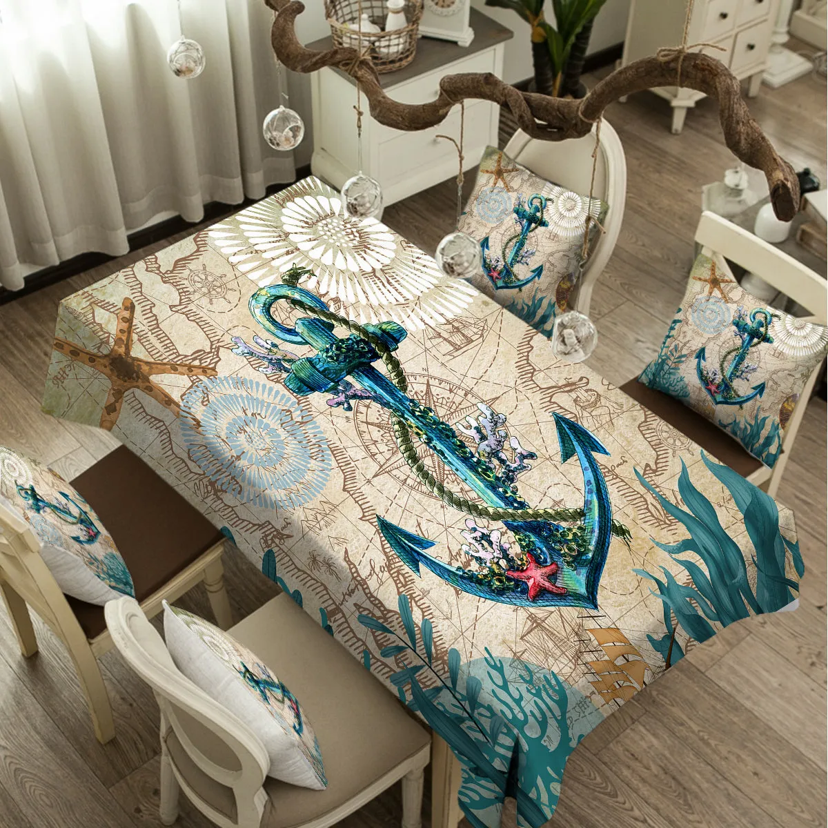 Anchor Love Tablecloth