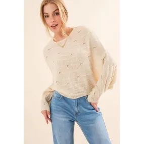 And The Why Dolman Sleeves Sweater