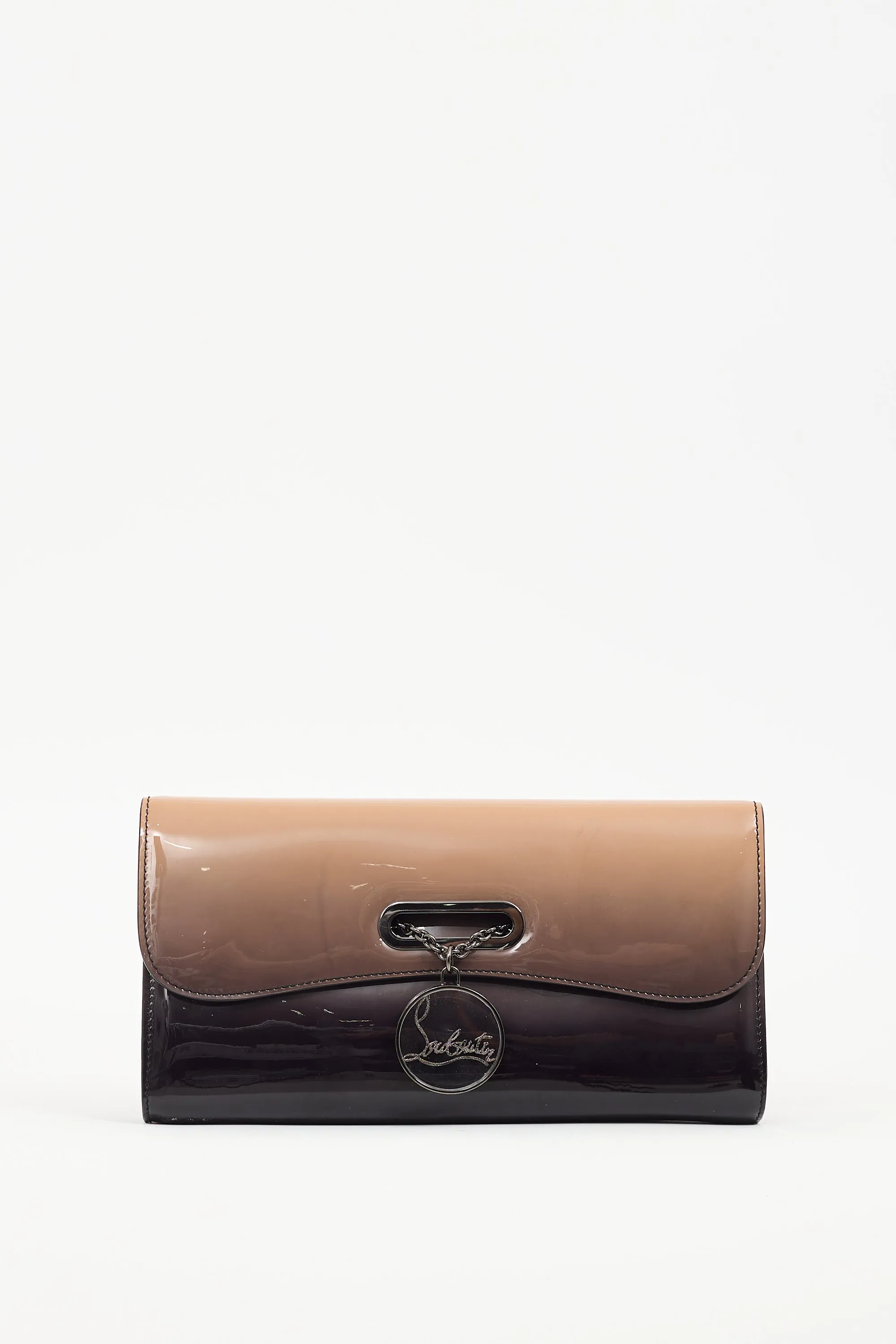 Black & Brown Patent Riviera Bag