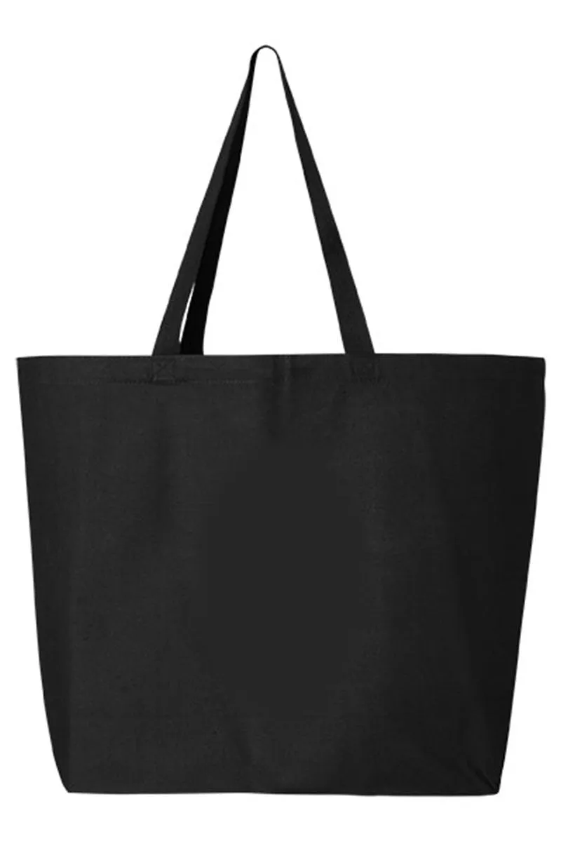 Bow Bliss Canvas Jumbo Tote