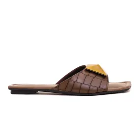 Brown Casual Slipper CL1535