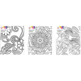 Colour In Canvas Single Assorted - Blank Canvas Creative Colouring DIY Art Project Kids Craft Supply