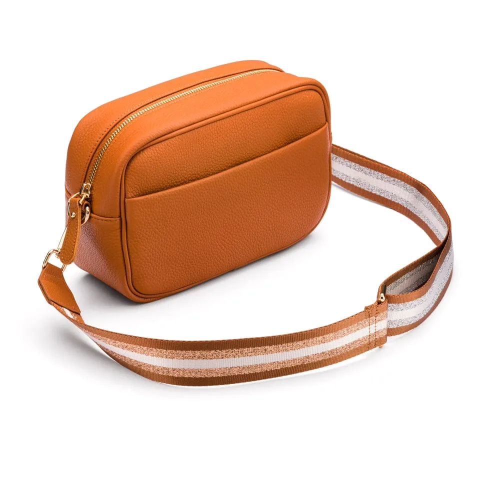 Cross Body Camera Bag - Tan