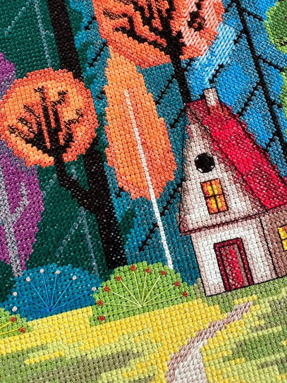 Cross-stitch kit - Cozy in the forest AH-204