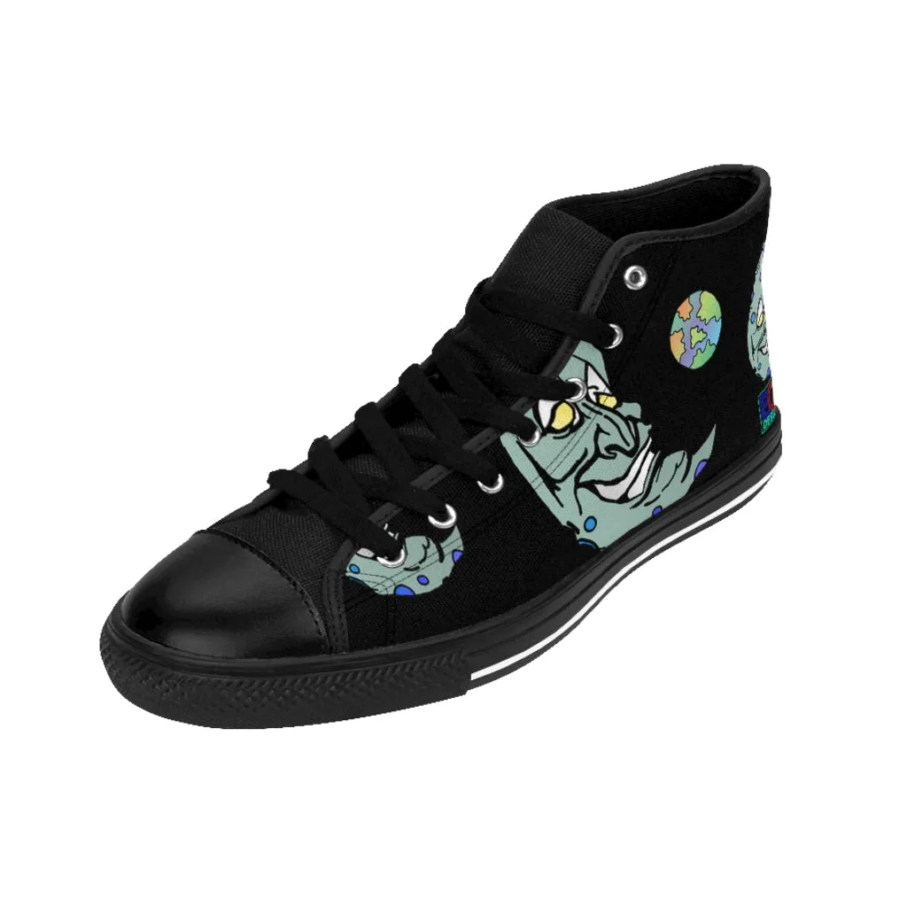 Green Moon Women's High-top Sneakers