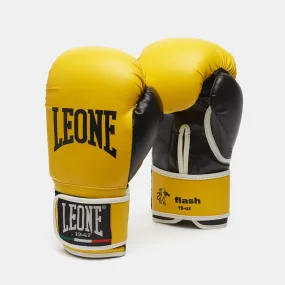 Leone Flash Boxing Gloves Yellow