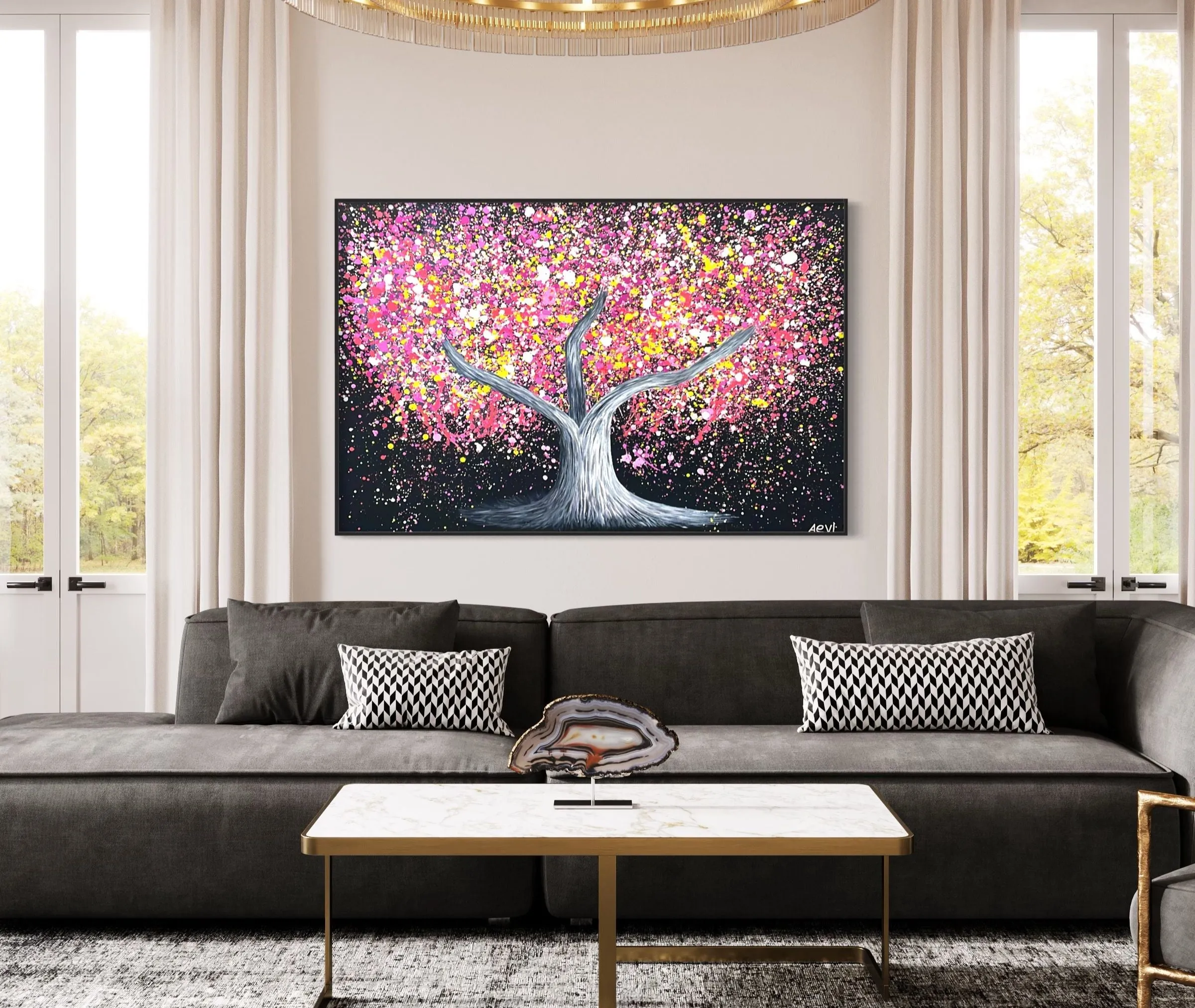 LIMITED EDITION PRINT - Tree of happines - Pink Magic