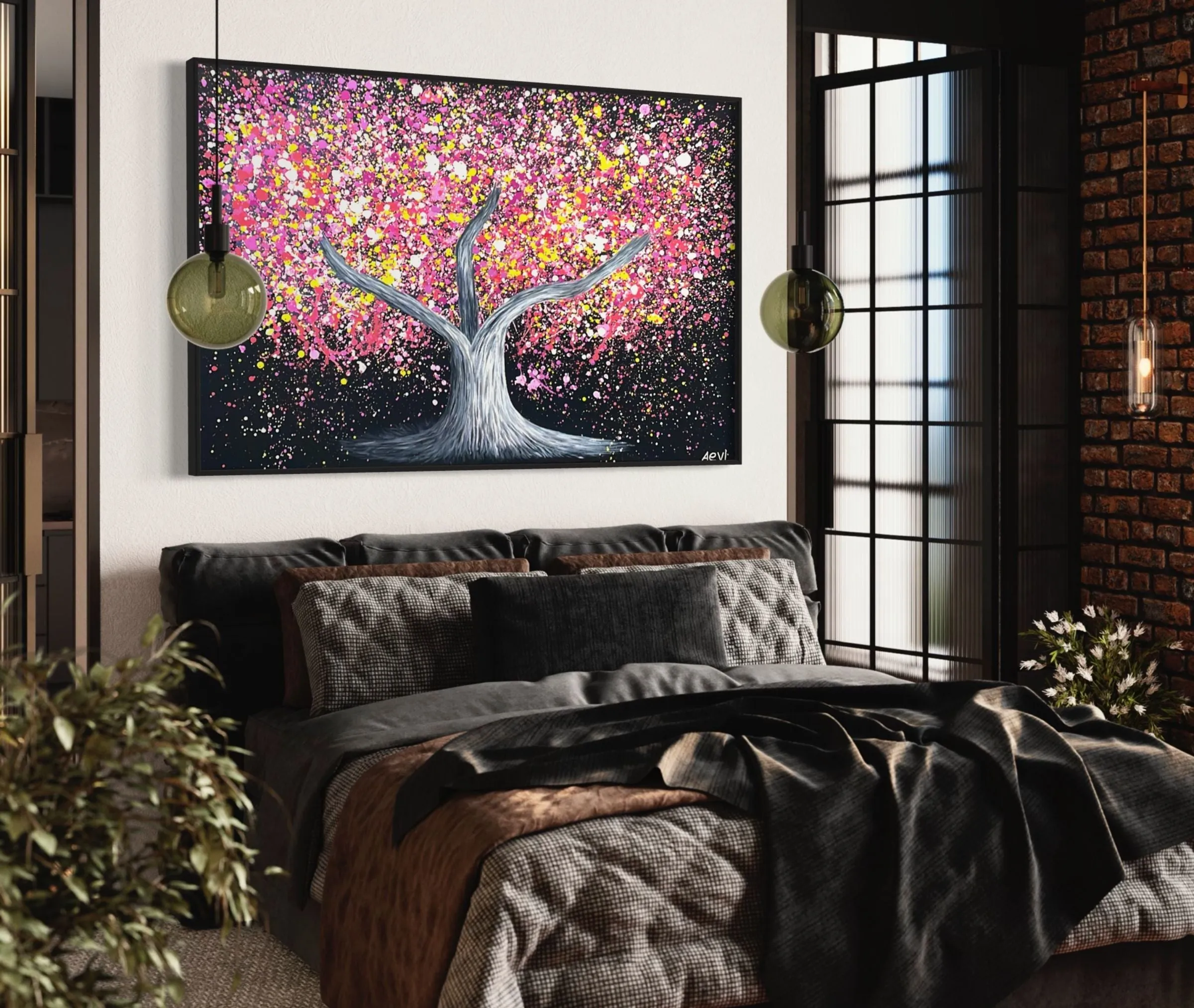 LIMITED EDITION PRINT - Tree of happines - Pink Magic