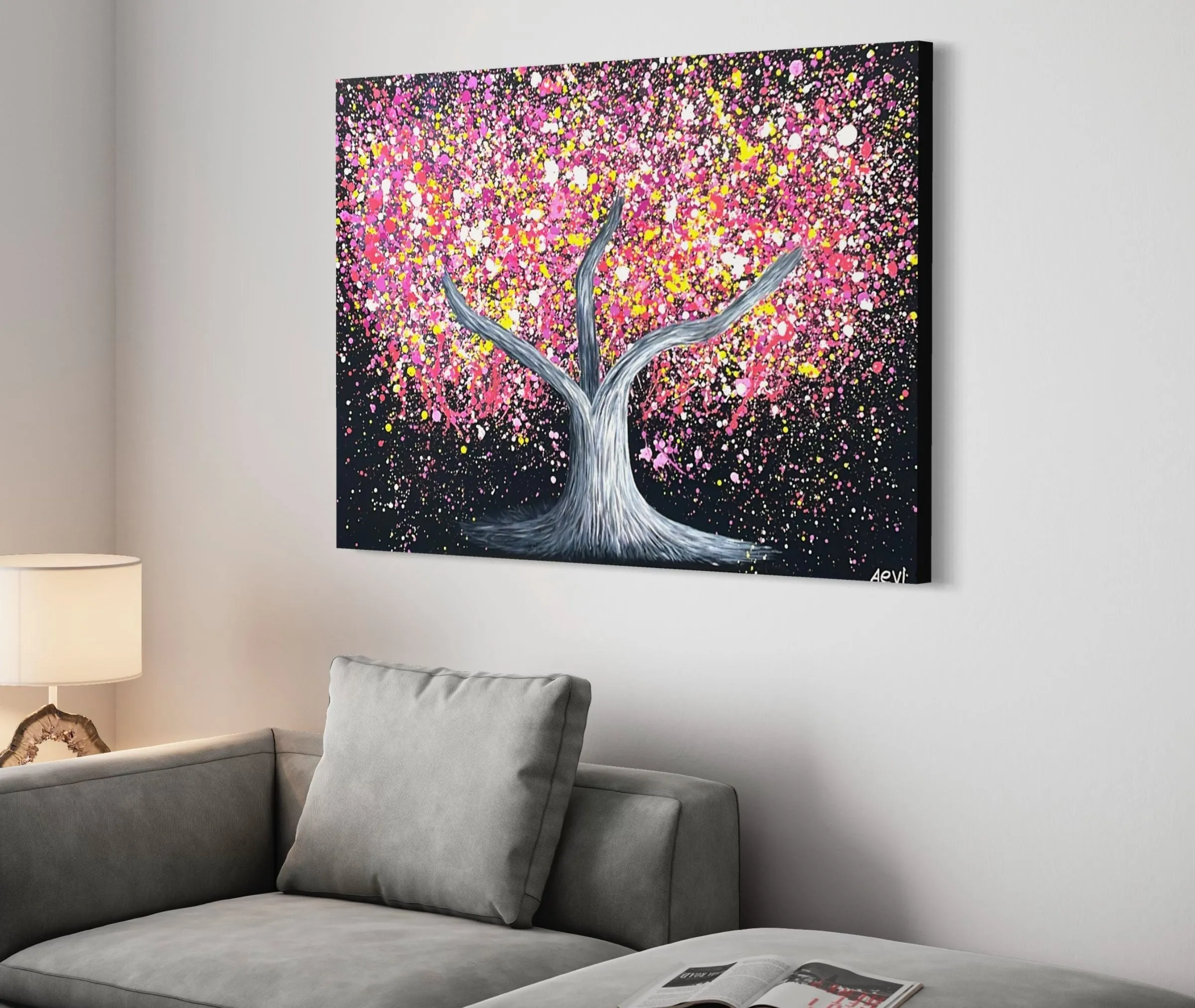 LIMITED EDITION PRINT - Tree of happines - Pink Magic