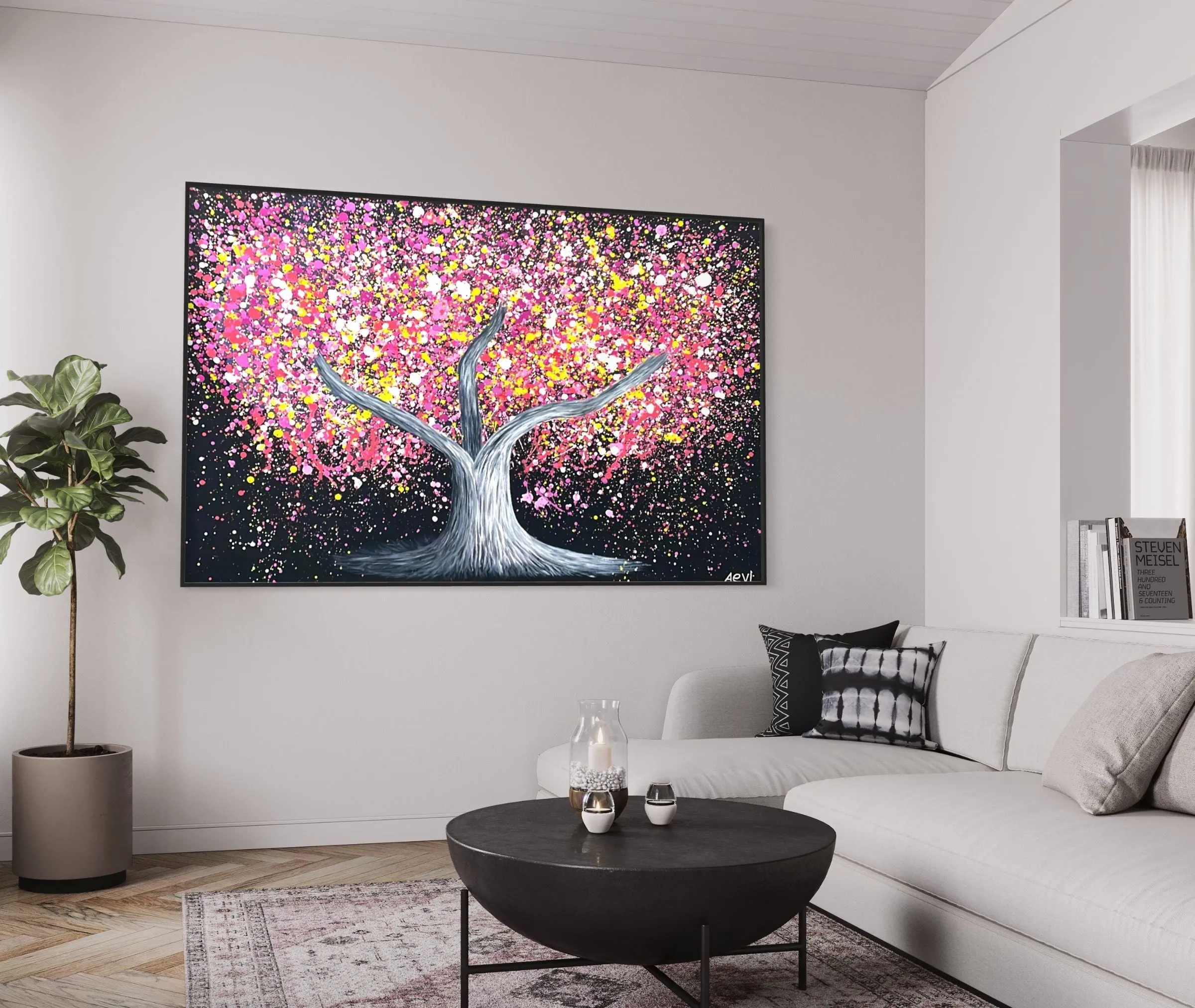 LIMITED EDITION PRINT - Tree of happines - Pink Magic