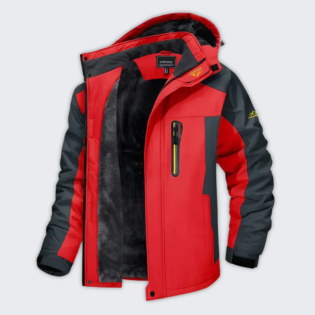 Men's Waterproof Thermal Jacket for Winter Outdoor Adventures