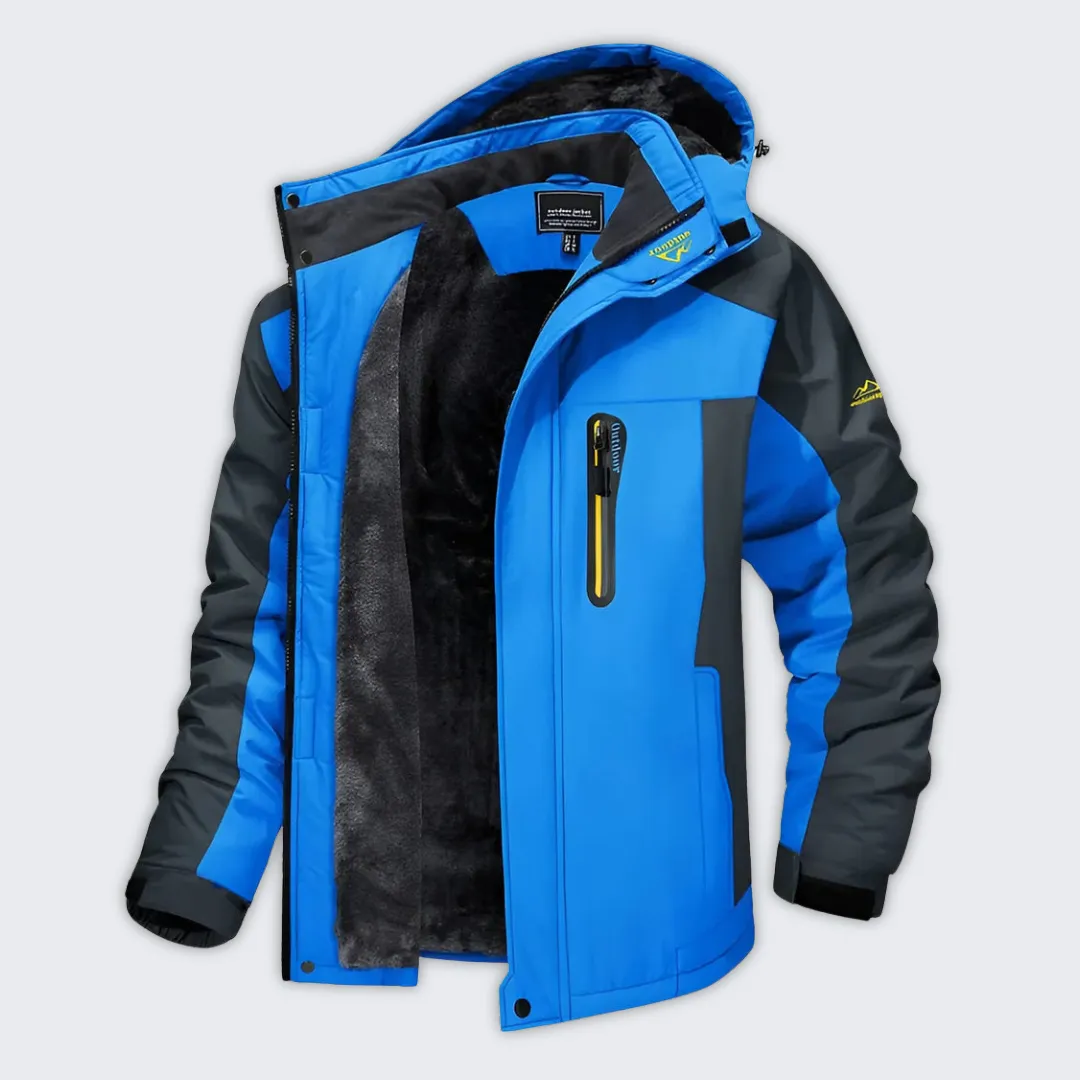 Men's Waterproof Thermal Jacket for Winter Outdoor Adventures