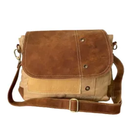 NEW! Concealed Carry Canvas Sustainable Bag Crossbody CCW Purse with Dual Access