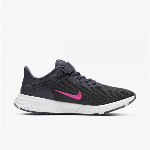 NIKE WOMENS REVOLUTION 5 FLYEASE - BLACK/HYPER PINK-CAVE PURPLE