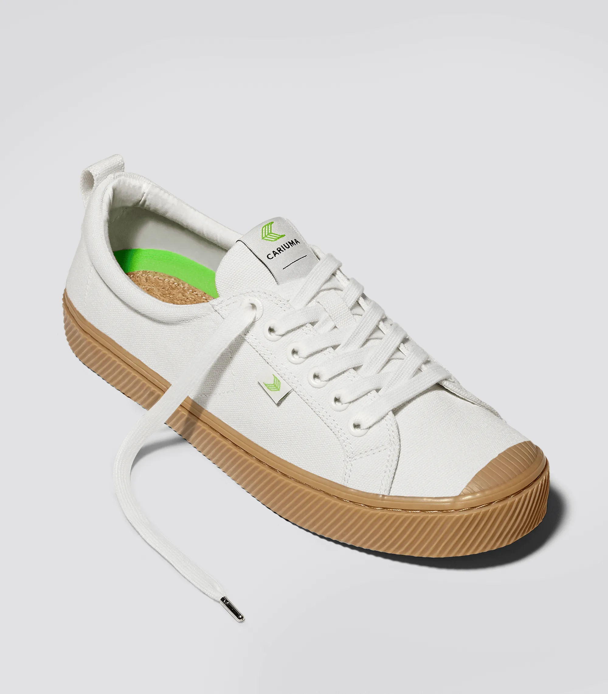 OCA Low Gum Off-White Canvas Sneaker Men