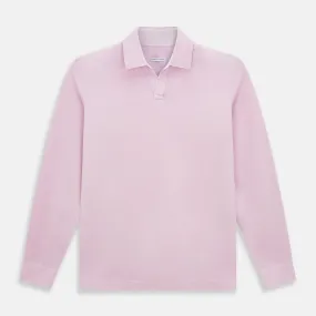 Pink Rugby Polo Shirt