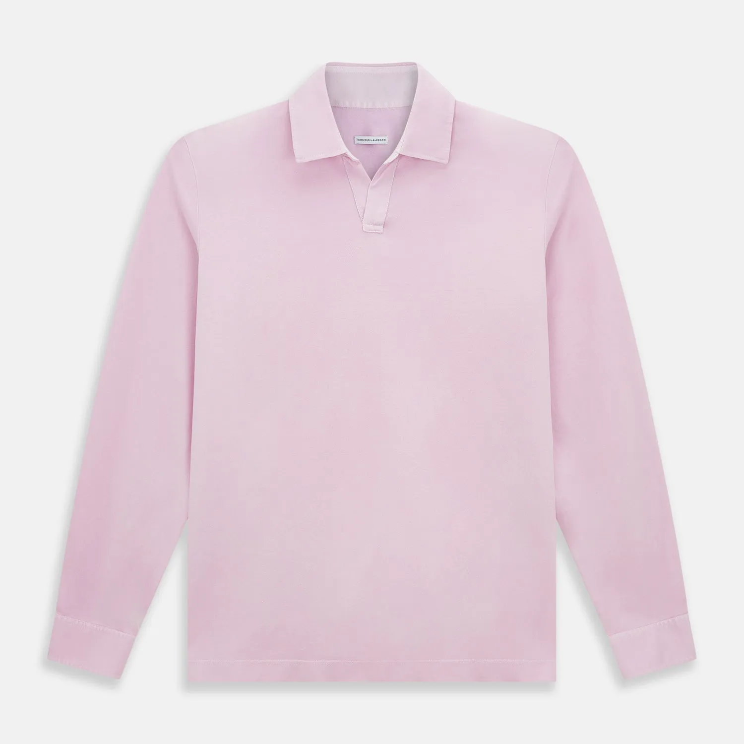 Pink Rugby Polo Shirt