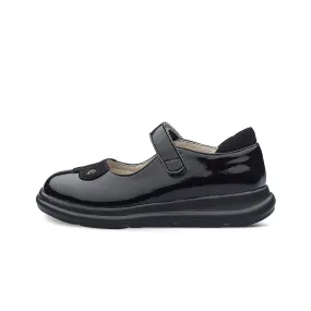 Preppy Girls Leather School Shoes