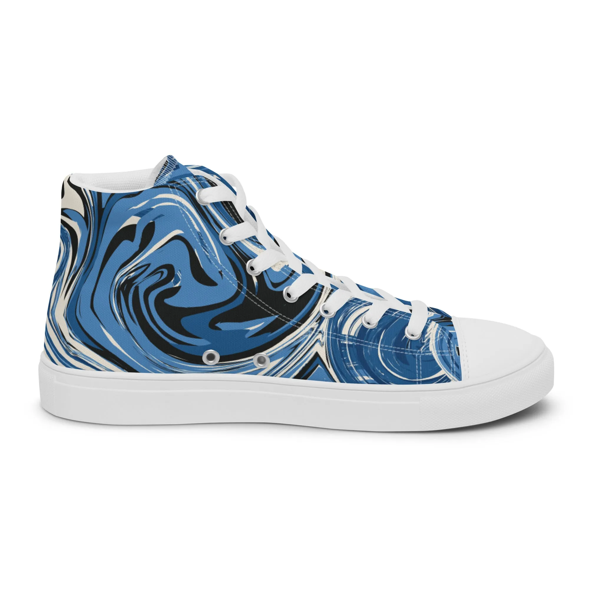 "Sonya My Beautiful Cat" Collection - Men’s high top canvas shoes