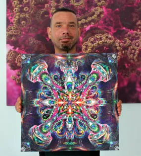 "Venusian Cross" Stretched Canvas Print