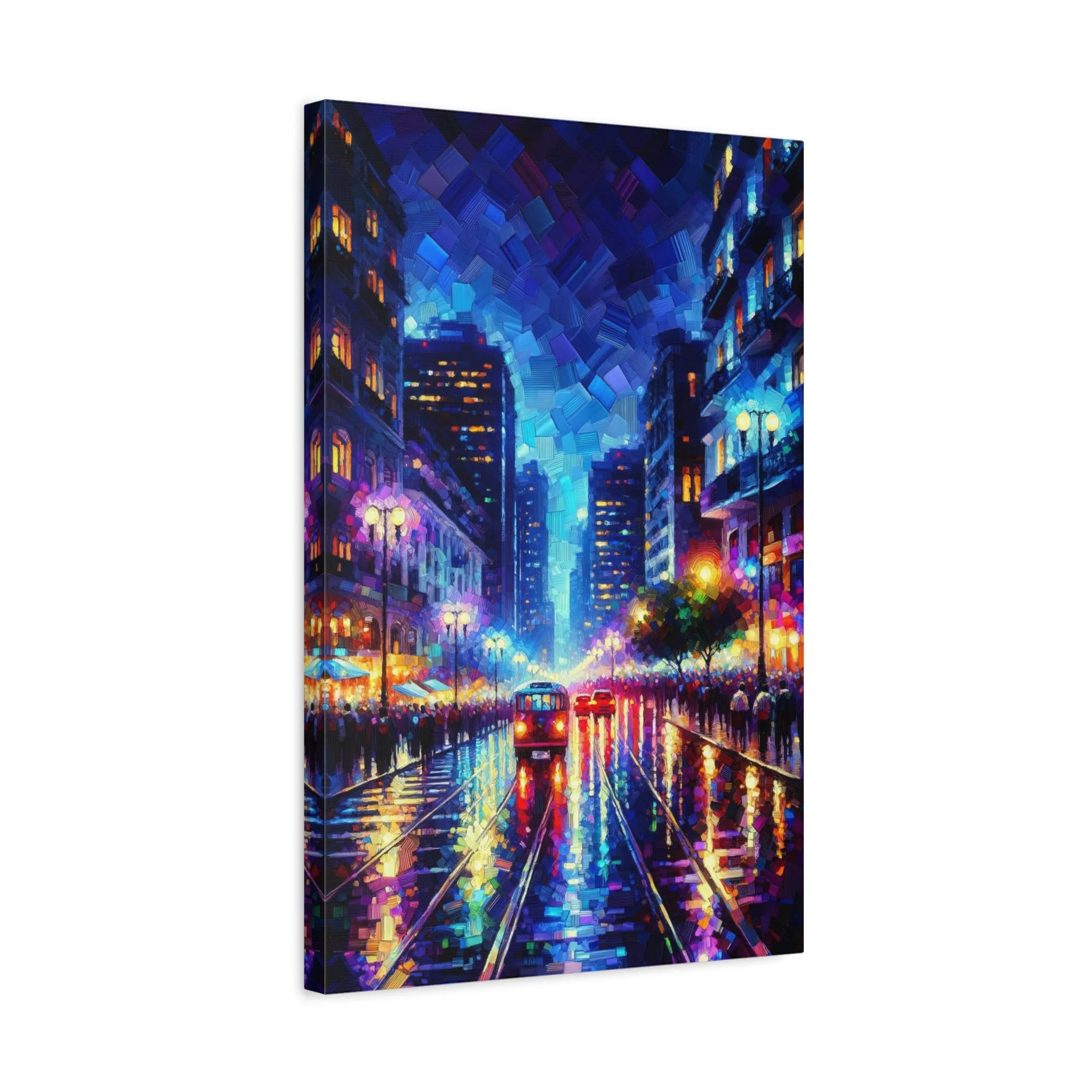 Rio De Janeiro Vibrant Nights Canvas Print