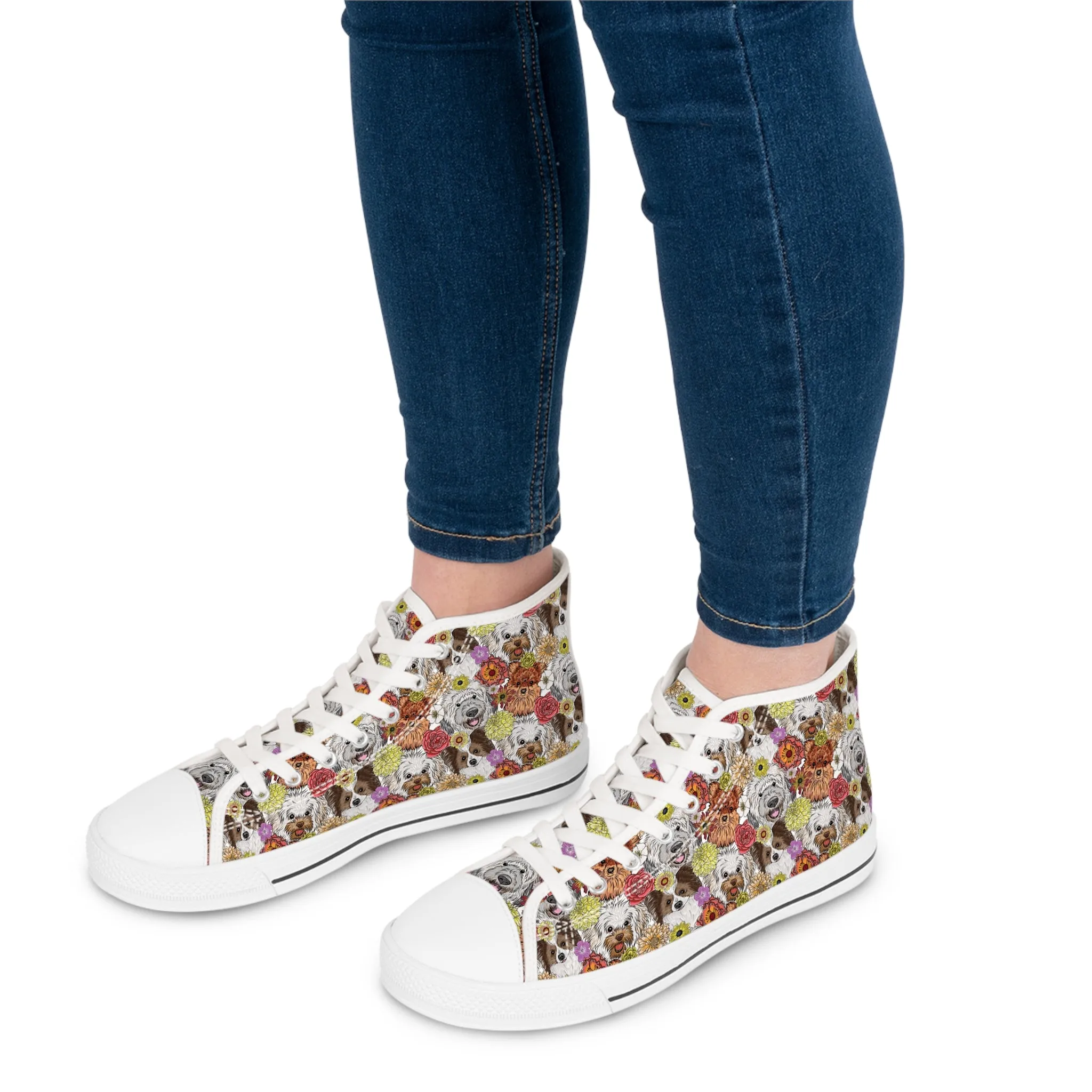 Sneakers - Hi Top - Floral