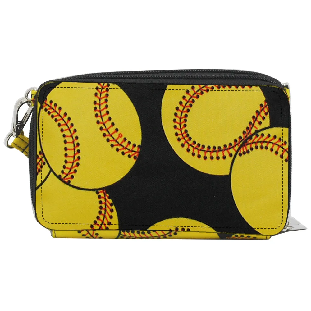 Softball NGIL Canvas All In One Wallet