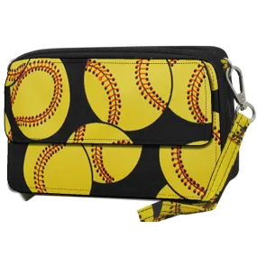 Softball NGIL Canvas All In One Wallet