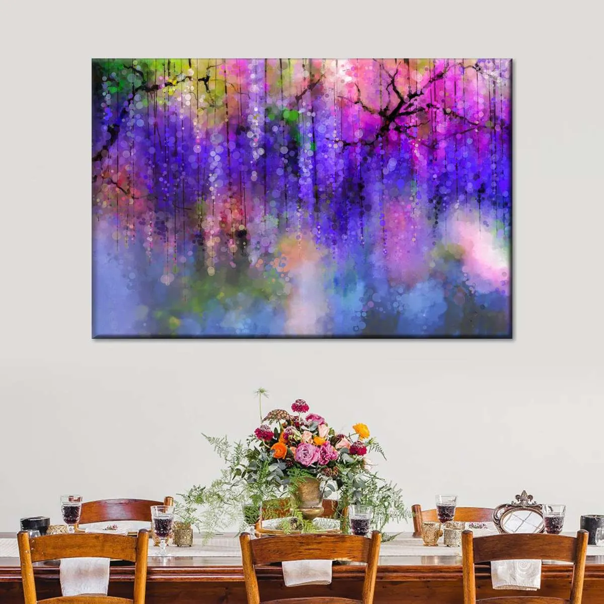 Spring Landscape Abstract Wall Art