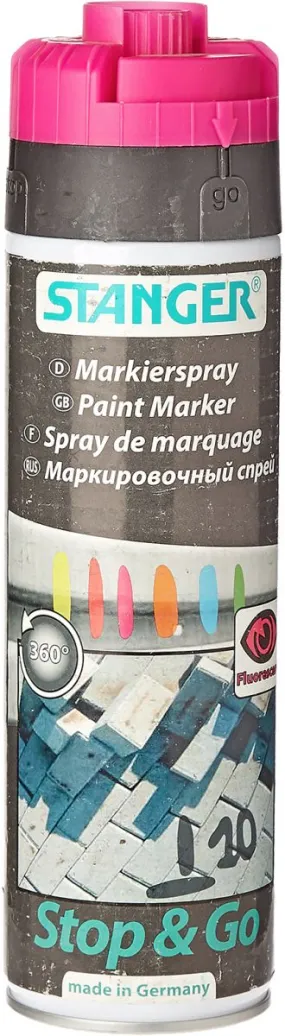 STANGER Paint Marker long-time, Stop & Go, 500 ml MAGENTA