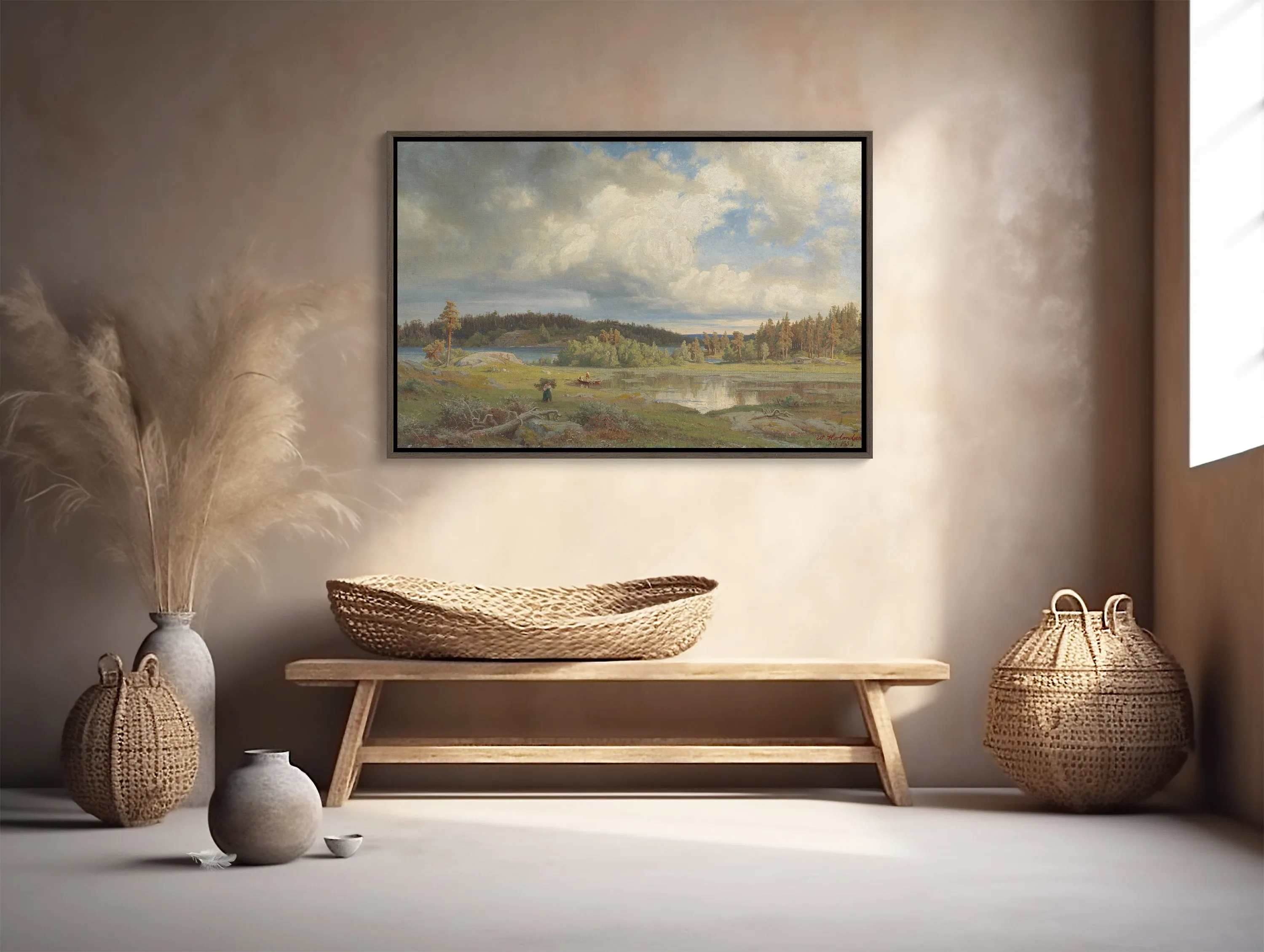 Werner Holmberg Landscape Morning XL Canvas