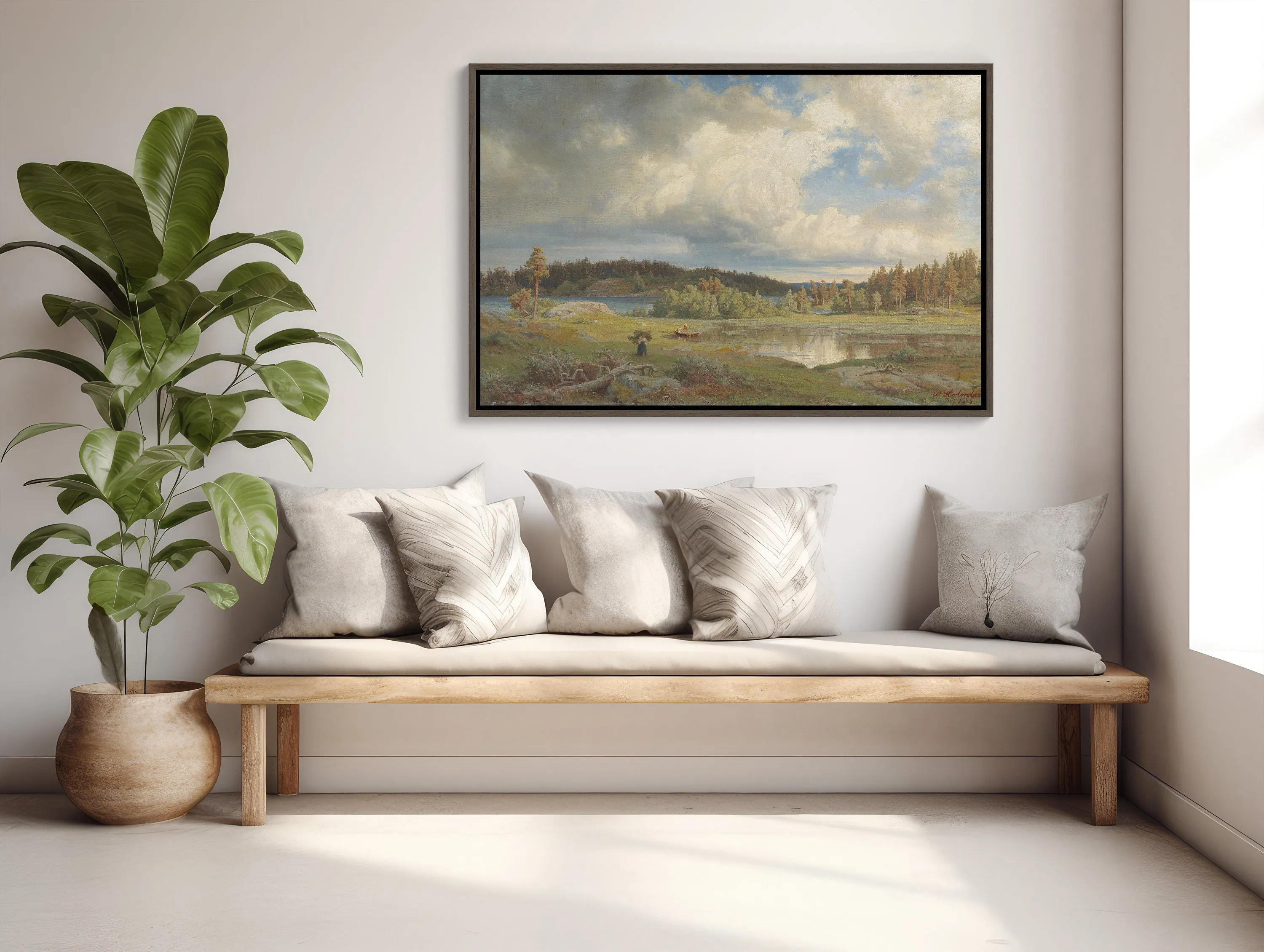 Werner Holmberg Landscape Morning XL Canvas