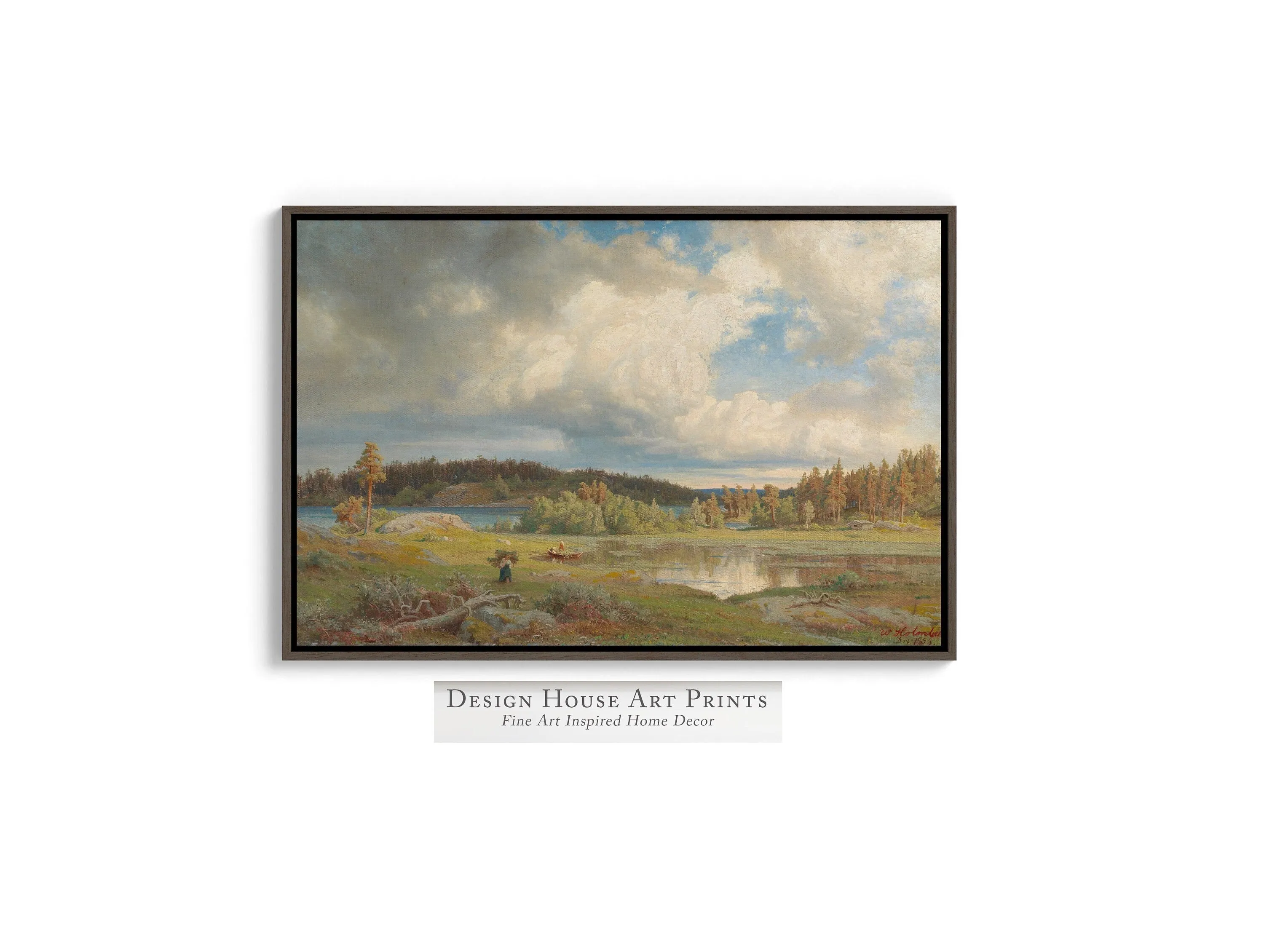 Werner Holmberg Landscape Morning XL Canvas