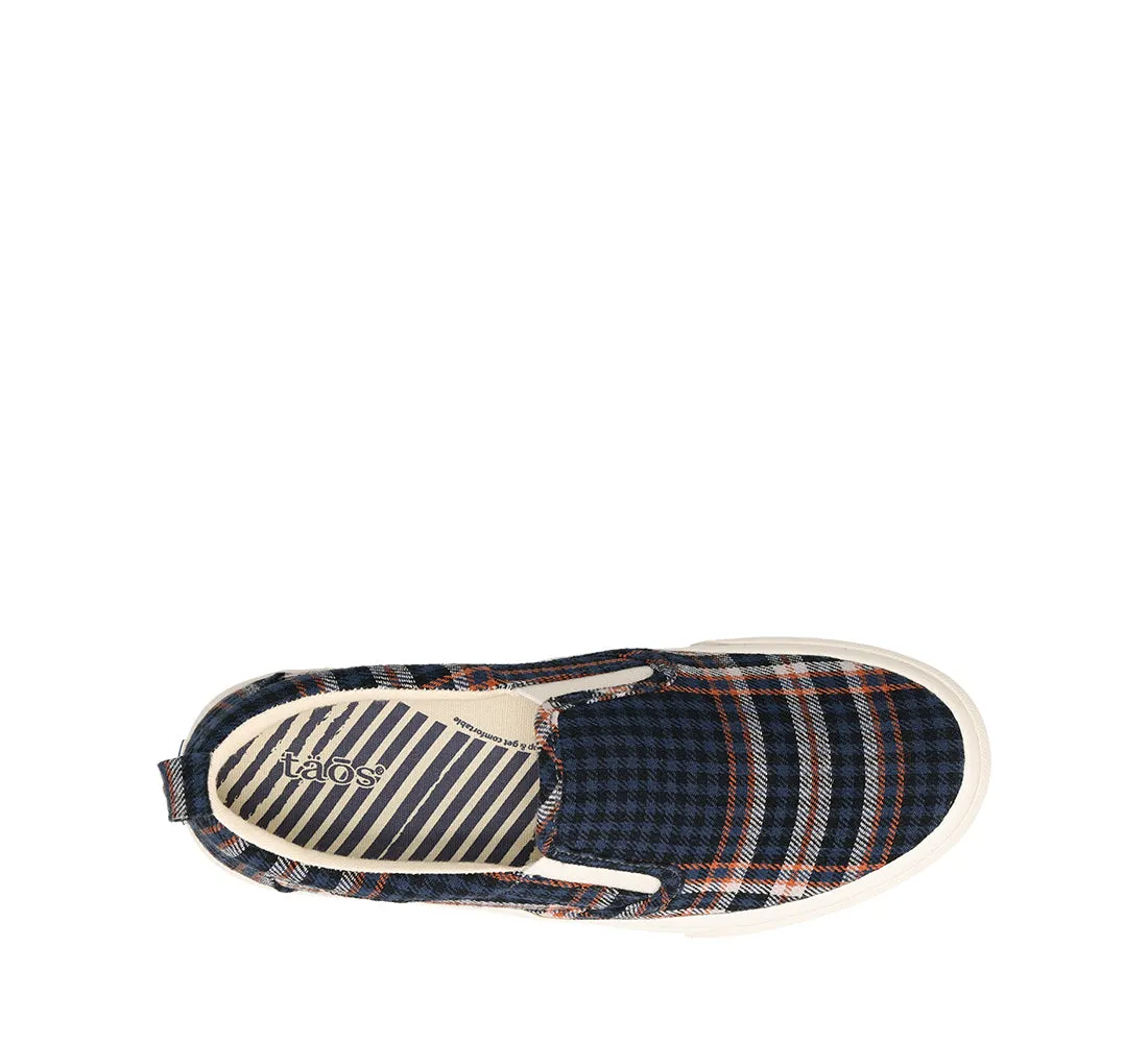 Women's Taos Rubber Soul Color: Blue Plaid