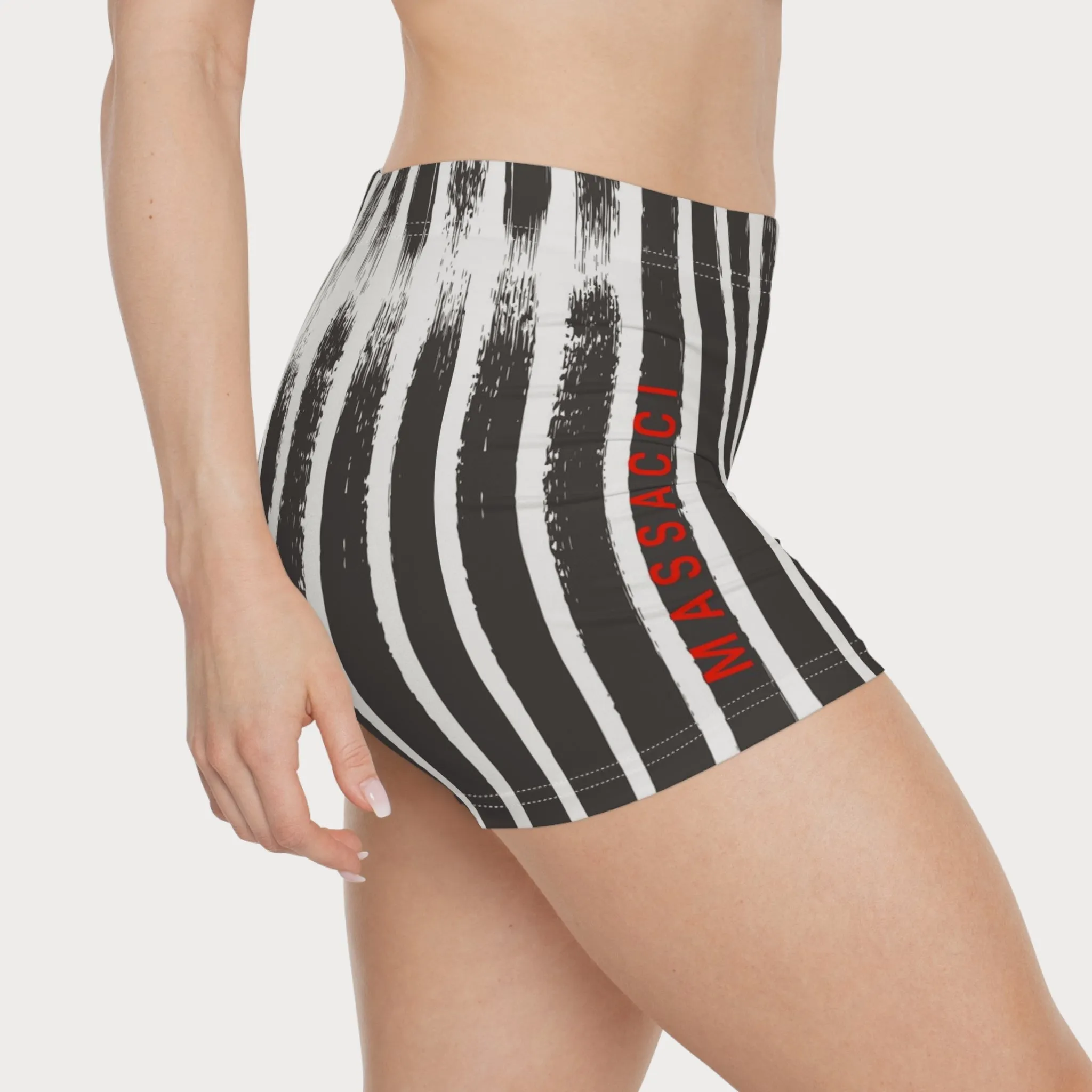 Zebra Stripes, Workout Shorts