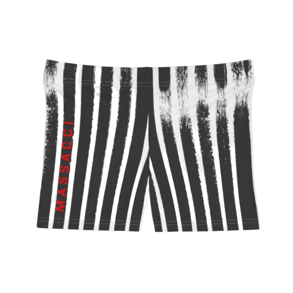 Zebra Stripes, Workout Shorts